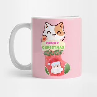 MEOWY CHRISTMAS. Mug